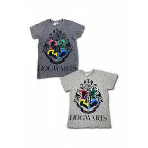 Setino Detské tričko - Harry Potter Hogwarts svetlosivé Veľkosť - deti: 164