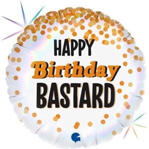 Balónik fóliový Happy Birthday Bastard 46 cm