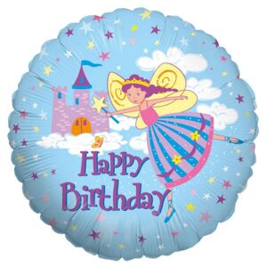Balónik fóliový Víla Happy Birthday 46 cm