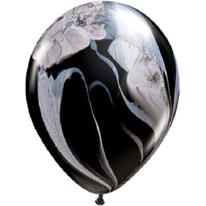 Balónik mramor čierno-biely 28 cm, 1 ks