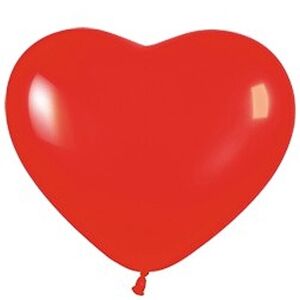 Balónik latexový srdce červené 40cm