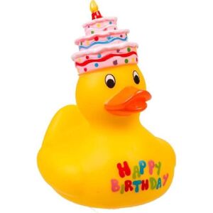Gumová kačička Happy Birthday 10 cm